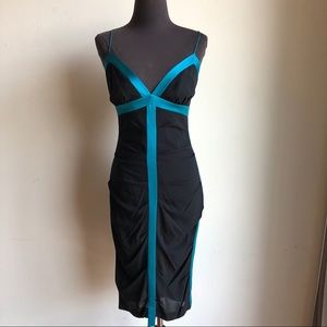 Nicole Miller sz 4 sexy silk dress